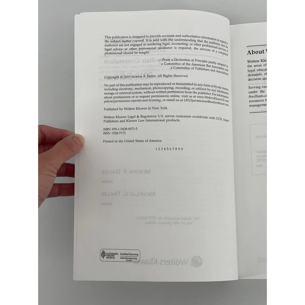 Product Liability Desk Reference 2019 Paperback Fifty-State Compendium